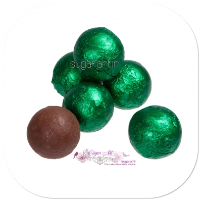 روکش آلمینیومی شکلات (سبز)